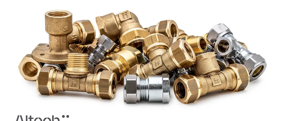 Altech lanserar klämringskopplingar. Sveriges främsta varumärke för installationsprodukter inom VS har nu blivit ännu större.