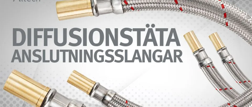 Altech breddar sortimentet av diffusionstäta anslutningsslangar